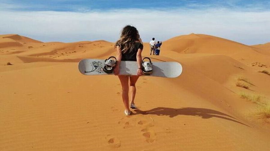 Camel ride and night in the dunes at Merzouga